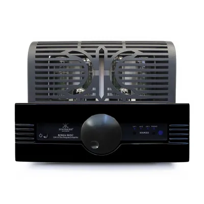 Synthesis ROMA96DC lntegrated stereo tube amplifier Black