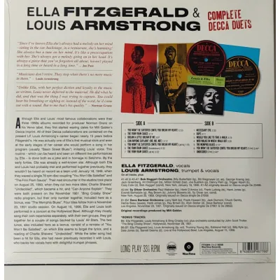 Вініловий диск Ella Fitzgerald & Louis: Complete.. -Bonus Tr Вініловий диск Ella Fitzgerald & Louis: Complete.. -Bonus Tr