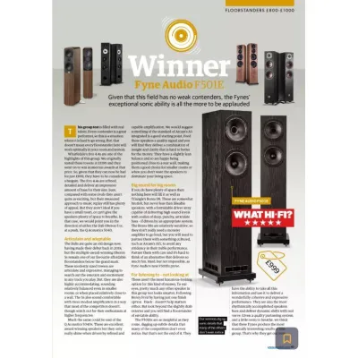 Fyne Audio F501E Black Fyne Audio F501E Black