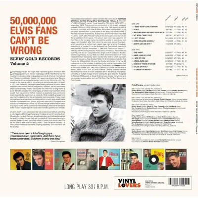 Вініловий диск Elvis Presley: 50.000.000 Elvis Fans Can't Be Wrong