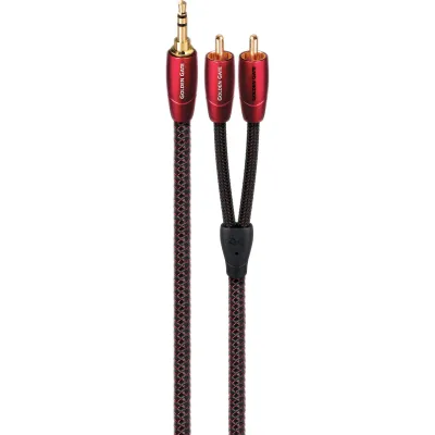 AUDIOQUEST GOLDEN GATE 3.5 мм - 2RCA 0.6 м AUDIOQUEST GOLDEN GATE 3.5 мм - 2RCA 0.6 м