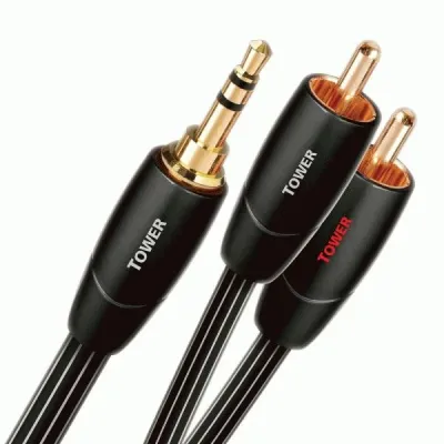 AUDIOQUEST TOWER 3.5 мм - 2RCA 0.6 м AUDIOQUEST TOWER 3.5 мм - 2RCA 0.6 м