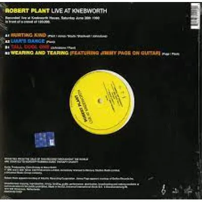 Вініловий диск Plant, Robert-Live At Knebwo-Rsd