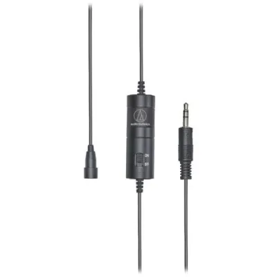 Audio-Technica ATR3350xiS Omnidirectional Condenser Clip-On Microphone for Smartphones Audio-Technica ATR3350xiS Omnidirectional Condenser Clip-On Microphone for Smartphones