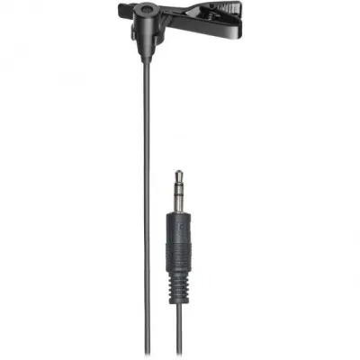 Audio-Technica ATR3350xiS Omnidirectional Condenser Clip-On Microphone for Smartphones