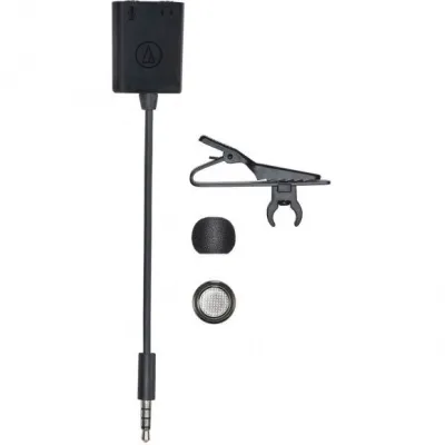 Audio-Technica ATR3350xiS Omnidirectional Condenser Clip-On Microphone for Smartphones Audio-Technica ATR3350xiS Omnidirectional Condenser Clip-On Microphone for Smartphones