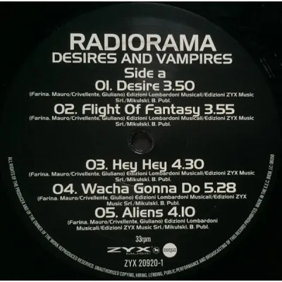Вініловий диск Radiorama: Desires And Vampires Вініловий диск Radiorama: Desires And Vampires