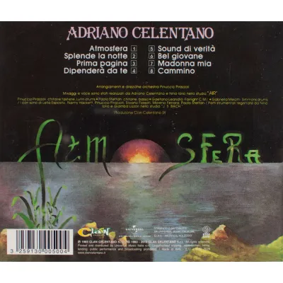 Вініловий диск Adriano Celentano: Atmosfera