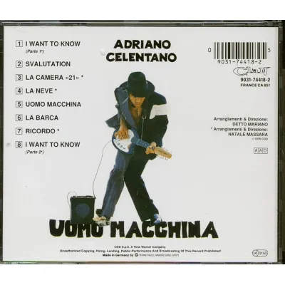 Вініловий диск Adriano Celentano: Svalutation