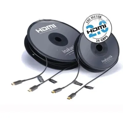 Inakustik Profi HDMI Active (AOC)15.0m (2.0/24 Gbps) (000014308) Inakustik Profi HDMI Active (AOC)15.0m (2.0/24 Gbps) (000014308)