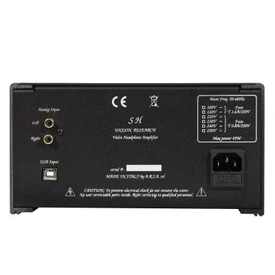 Unison Research SH Black Cherry Headphone Amplifier