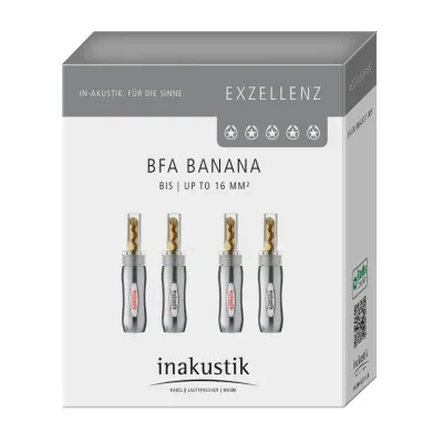 Inakustik Excellence BFA Banana up to 16 mm² Set 4