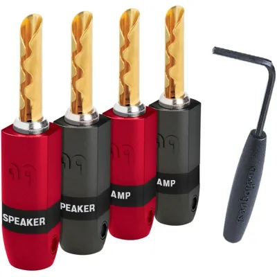 AUDIOQUEST spc SureGrip300 Spade Gold set of 4 AUDIOQUEST spc SureGrip300 Spade Gold set of 4