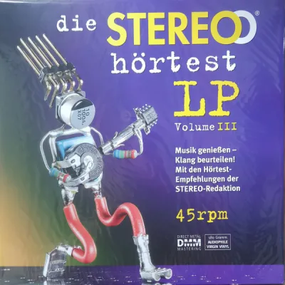Вініловий диск LP Various: Die Stereo Hörtest LP,Vol. III (45rpm) Вініловий диск LP Various: Die Stereo Hörtest LP,Vol. III (45rpm)