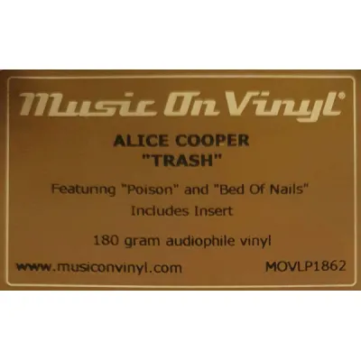 Вініловий диск Alice Cooper: Trash