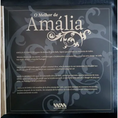 Вініловий диск 2LP Amalia Rodrigues: O Melhor De.. - Remast Вініловий диск 2LP Amalia Rodrigues: O Melhor De.. - Remast