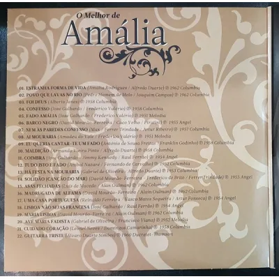 Вініловий диск 2LP Amalia Rodrigues: O Melhor De.. - Remast Вініловий диск 2LP Amalia Rodrigues: O Melhor De.. - Remast