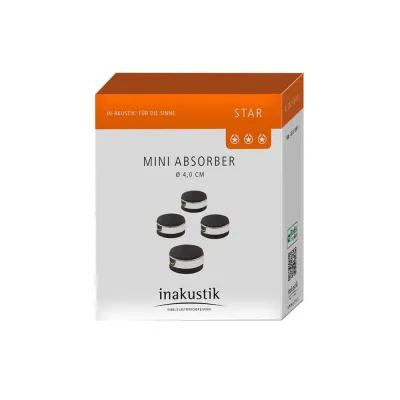 Inakustik Star Mini Absorber Chrom Set 4 Inakustik Star Mini Absorber Chrom Set 4