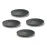 Inakustik Premium Pic Plate black Set 4