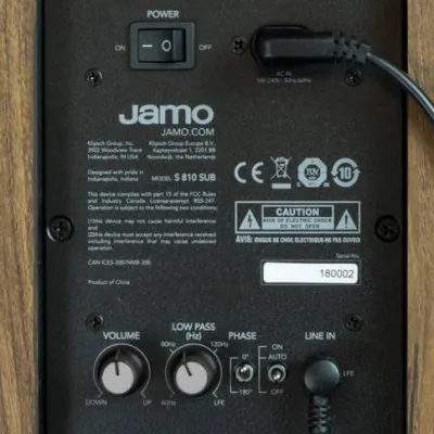Jamo S 810 SUB Walnut Jamo S 810 SUB Walnut