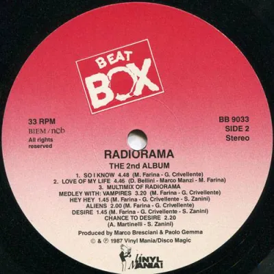 Вініловий диск Radiorama: 2nd Album Вініловий диск Radiorama: 2nd Album