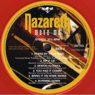 Вініловий диск Nazareth: Move Me Вініловий диск Nazareth: Move Me