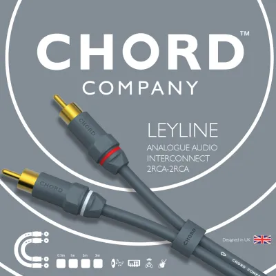 CHORD Leyline 2RCA to 2RCA 1m CHORD Leyline 2RCA to 2RCA 1m