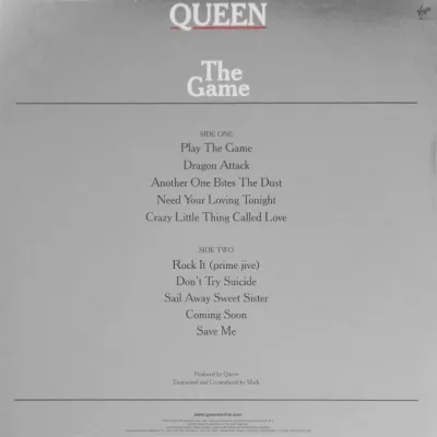 Вініловий диск Queen: The Game Вініловий диск Queen: The Game