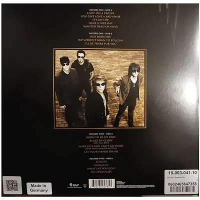 Вініловий диск Bon Jovi: Greatest Hits /2LP Вініловий диск Bon Jovi: Greatest Hits /2LP