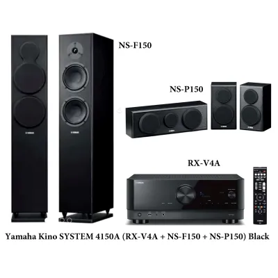 Yamaha Kino SYSTEM 4150A (RX-V4A + NS-F150 + NS-P150) Black Yamaha Kino SYSTEM 4150A (RX-V4A + NS-F150 + NS-P150) Black