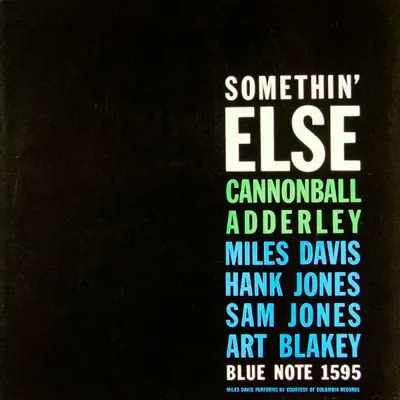 Вініловий диск Cannonball Adderley: Somethin' Else Вініловий диск Cannonball Adderley: Somethin' Else