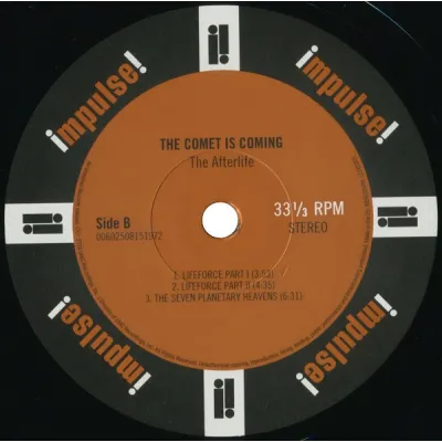 Вініловий диск Comet Is Coming: Afterlife - Black Fr/Ltd Вініловий диск Comet Is Coming: Afterlife - Black Fr/Ltd