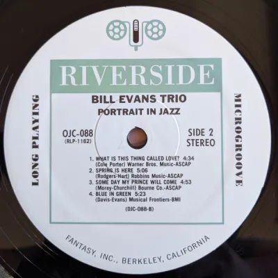 Вініловий диск Bill Evans Trio: Portrait In Jazz -Coloured Вініловий диск Bill Evans Trio: Portrait In Jazz -Coloured