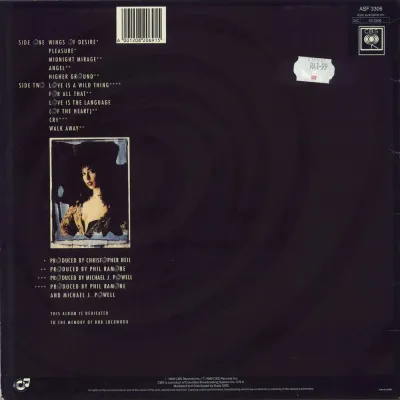 Вініловий диск Jennifer Rush: Wings Of Desire Вініловий диск Jennifer Rush: Wings Of Desire