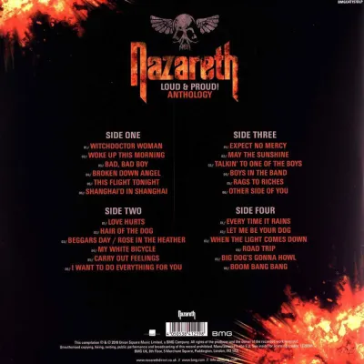 Вініловий диск Nazareth: Loud & Proud! Anthology /2LP Вініловий диск Nazareth: Loud & Proud! Anthology /2LP