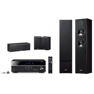 Yamaha Kino SYSTEM 385 (RX-V385 + NS-F51 + NS-P51) Black Yamaha Kino SYSTEM 385 (RX-V385 + NS-F51 + NS-P51) Black
