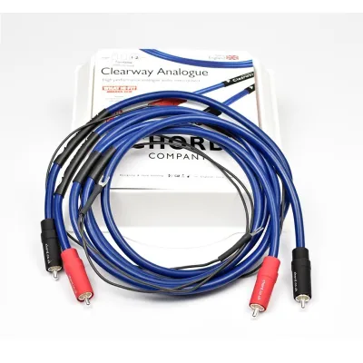 CHORD Clearway 2RCA to 2RCA Turntable (with fly lead) 1.2m CHORD Clearway 2RCA to 2RCA Turntable (with fly lead) 1.2m