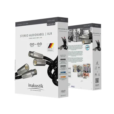 Inakustik Exzellenz Audio 2 XLR - 2 XLR stereo 1,5m
