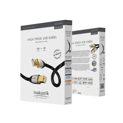 Inakustik Exzellenz USB A > B 1,0m Inakustik Exzellenz USB A > B 1,0m