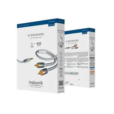 Inakustik Premium 3,5mm Mini Jack > 2 x RCA 1,5m Inakustik Premium 3,5mm Mini Jack > 2 x RCA 1,5m