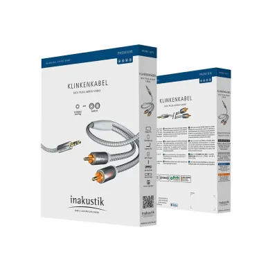 Inakustik Premium 3,5mm Mini Jack - 2RCA 5,0m Inakustik Premium 3,5mm Mini Jack - 2RCA 5,0m