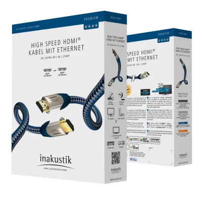 Inakustik Premium High Speed HDMI Cable with Ethernet 3,0m (000013358) Inakustik Premium High Speed HDMI Cable with Ethernet 3,0m (000013358)