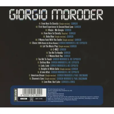 Вініловий диск Giorgio Moroder: Best Of Electronic Disco Вініловий диск Giorgio Moroder: Best Of Electronic Disco