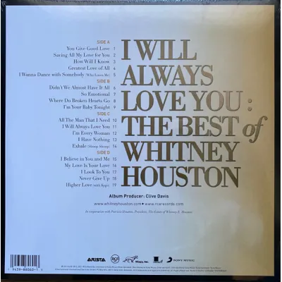 Вініловий диск Whitney Houston: I Will Always Love You /2LP