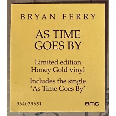 Вініловий диск Bryan Ferry: As Time Goes By