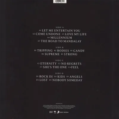 Вініловий диск Robbie Williams: Xxv /2LP Вініловий диск Robbie Williams: Xxv /2LP