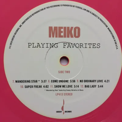 Вініловий диск Meiko: Playing Favorites Вініловий диск Meiko: Playing Favorites
