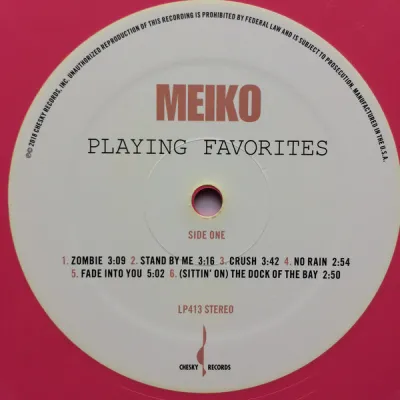 Вініловий диск Meiko: Playing Favorites