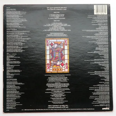 Вініловий диск The Alan Parsons Project: Turn Of A Friendly Card