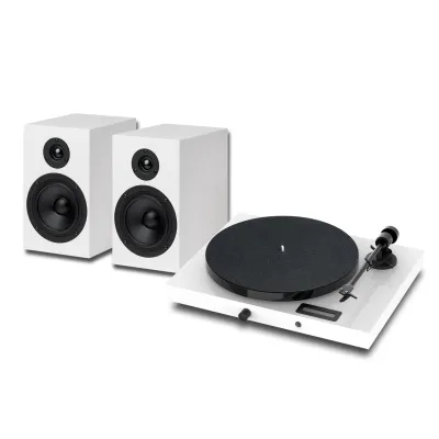 Pro-Ject Set Jukebox E1 + Speaker Box 5 White/White Pro-Ject Set Jukebox E1 + Speaker Box 5 White/White